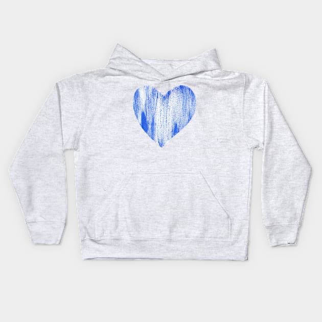 Painted hearts Kids Hoodie by samanthagarrett